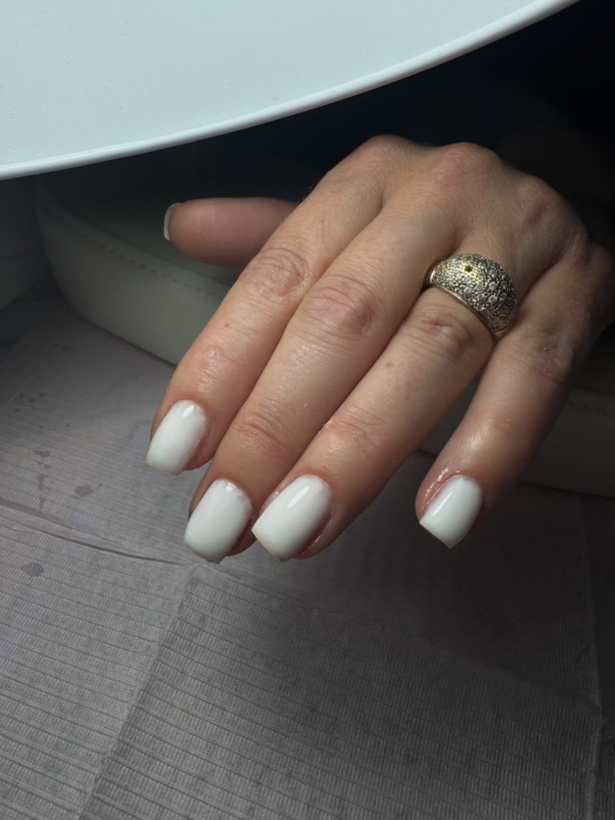 Witte BIAB nagels